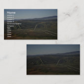 ドルトンのハイウェーおよびTRANSアラスカのパイプライン 名刺 (正面/裏面)