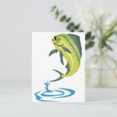 ドルドイルカ又はマヒマヒ ポストカード (スタンド正面)