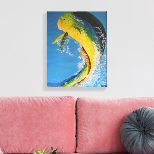 ドルドイルカ キャンバスプリント (インサイチュ (リビング))