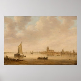 ドルドレヒトの景色 – Jan van Goyenファインアートポスター ポスター
