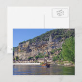 ドルドーニュ川 フランス ポストカード (正面/裏面)