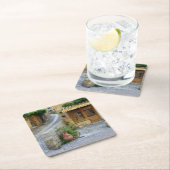 ドルドーニュ県、フランスののTownscapeコースター スクエアペーパーコースター (インサイチュ)