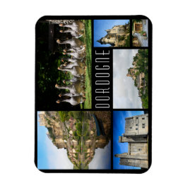 ドルドーン風景コラージュ旅行写真 マグネット