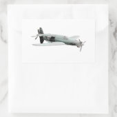 ドルニエ335機 長方形シール (バッグ)