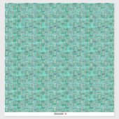 ドルハウス壁紙スモールスケール緑のバスケット織り シール (シート)