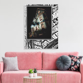 ドルハウス キャンバスプリント (インサイチュ (リビング))