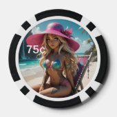 ドルバイ： Svace 03 75セントトランプのポーカーチップ ポーカーチップ (裏面)