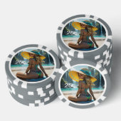 ドルバイ： Svace 05 25セントトランプのポーカーチップ ポーカーチップ (積み重ね)