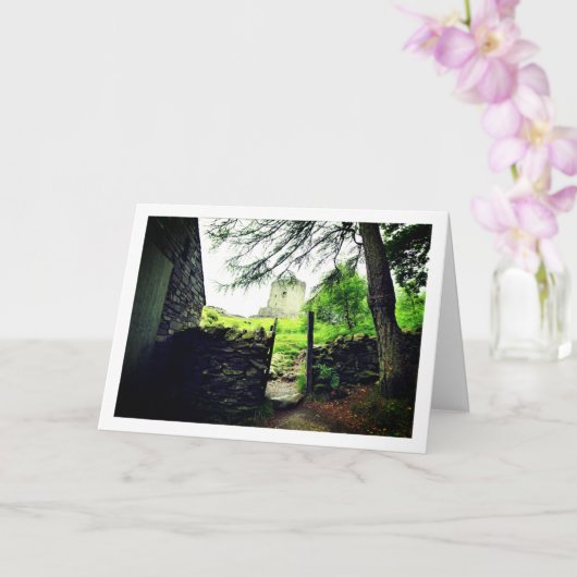 ドルバダーン城の風景、北ウェールズ カード (蘭)