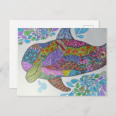 ドルフィカラフルン ポストカード (正面/裏面)