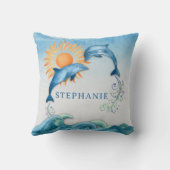 ドルフィパーソナライズされたン枕 クッション (裏面)