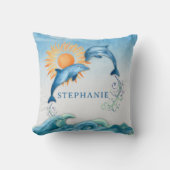 ドルフィパーソナライズされたン枕 クッション (正面)