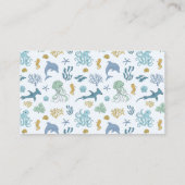 ドルフィンおむつラッフルチケット エンクロージャーカード (裏面)