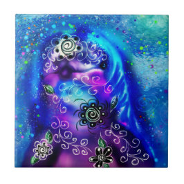 ドルフィンお洒落ブルーティール（緑がかった色）沿岸航海の タイル