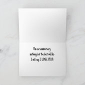 ドルフィンが「話す」『私たちの記念日』 カード (内部)