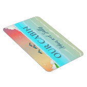 ドルフィンをテーマにしたクルーズ船のドアマジント マグネット (右側)