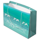 ドルフィンアクアマリン海夏 ラージペーパーバッグ (裏面アングル)