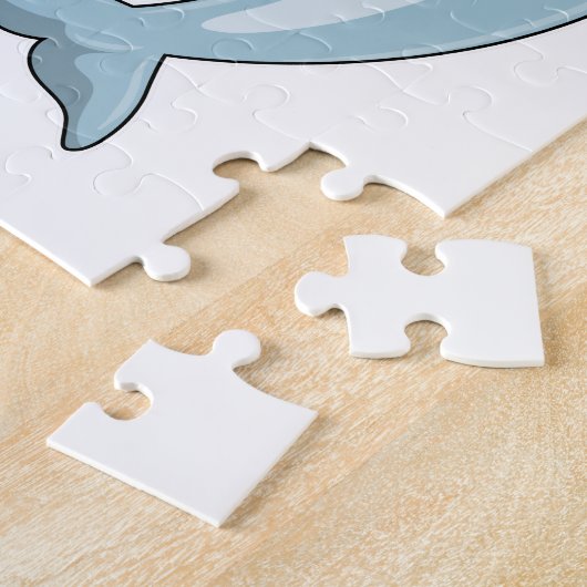 ドルフィンアットクリケットウィズクリケットこうもり ジグソーパズル (側面)