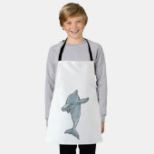 ドルフィンアットヒップホップダンスダブ エプロン (着用した状態)