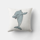 ドルフィンアットヒップホップダンスダブ クッション (裏面)