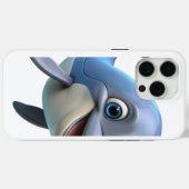 ドルフィンアップルiPhone 15 proの最大ケース Case-Mate iPhoneケース (裏面 (横))