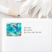 ドルフィンアンダーザシーコーストビーチ ラベル (インサイチュ)