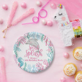 ドルフィンアンダーザシー誕生日 ペーパープレート (パーティー)