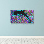 ドルフィンアートデザイン キャンバスプリント (インサイチュ (ウッドフロア))