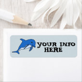 ドルフィンアート差出人住所ラベル ラベル (インサイチュ)