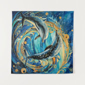 ドルフィンアート タペストリー (正面(横))