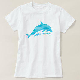 ドルフィンウィスパーラーブルーウェーブ Tシャツ