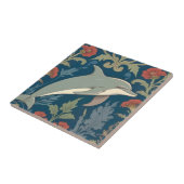 ドルフィンウィリアムモリススタイル海シーシーテーマ右 タイル (側面)