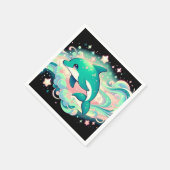 ドルフィンエレガントベビーシャワー スタンダードカクテルナプキン (角)