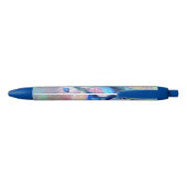 ドルフィンカップル – 美しい 青ボールペン (裏面)