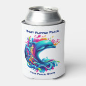 ドルフィンカラフルスプラッシュ 缶クーラー (缶正面)