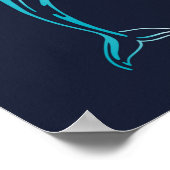 ドルフィンクリーチャープリント |ドルフィンウォールプリント ポスター (角)