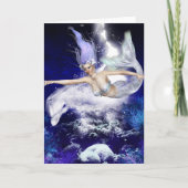 ドルフィングリーティングカード付きマーメイド カード (正面)