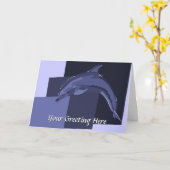 ドルフィングリーティングカード カード (黄色い花)