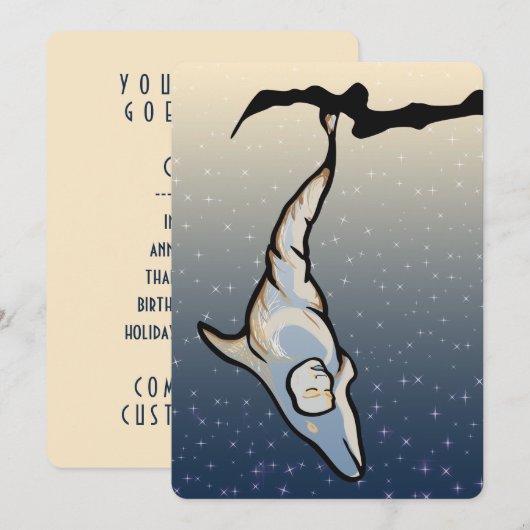 ドルフィンコクー 招待状 (正面/裏面)