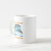 ドルフィンコーヒーマグで生活が向上 コーヒーマグカップ (正面左)