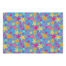 ドルフィンサマーキッズブルーラッピング紙セット