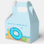 ドルフィンサマーキッズブルー誕生日ビーフボックス フェイバーボックス (裏面)