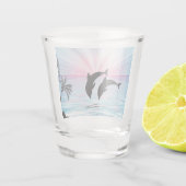 ドルフィンサンセット ショットグラス (裏面)