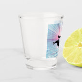 ドルフィンサンセット ショットグラス (左)