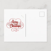 ドルフィンサンタおもしろいハットクリスマス ポストカード (裏面)