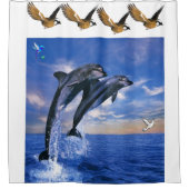 ドルフィンシャワーカーテン シャワーカーテン (正面)