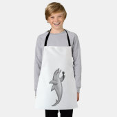 ドルフィンシンガーマイク エプロン (着用した状態)