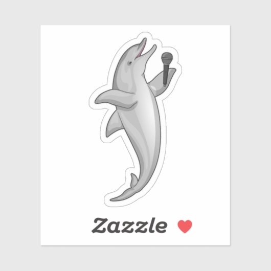 ドルフィンシンガーマイク シール (シート)