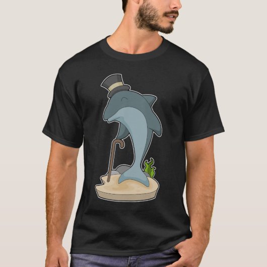 ドルフィンジェントンハット Tシャツ (正面)