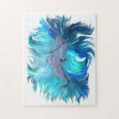 ドルフィンスクールで ジグソーパズル (縦)